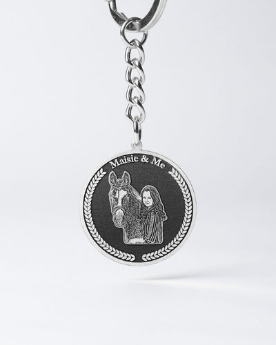 Porte-clé Médaillon