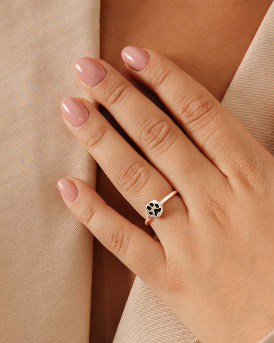 Bague avec Empreinte