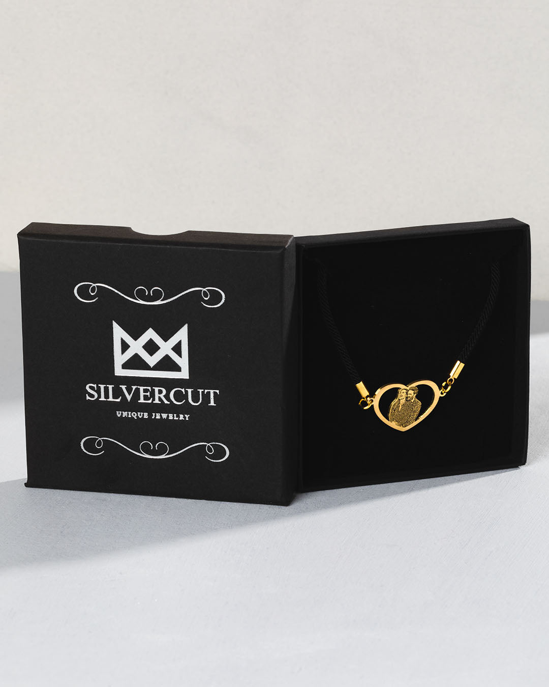 Bracelet Creusé en Coeur