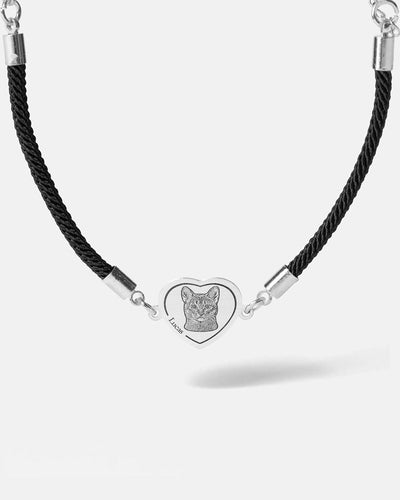Bracelet en Coeur Argent