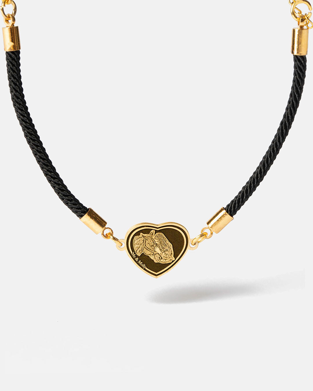 Bracelet en Coeur noir