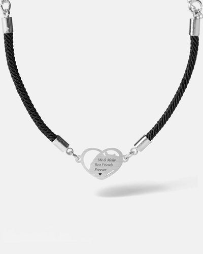 Bracelet Creusé en Coeur