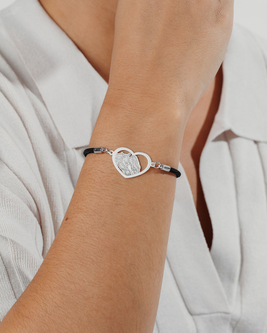 Bracelet Creusé en Coeur