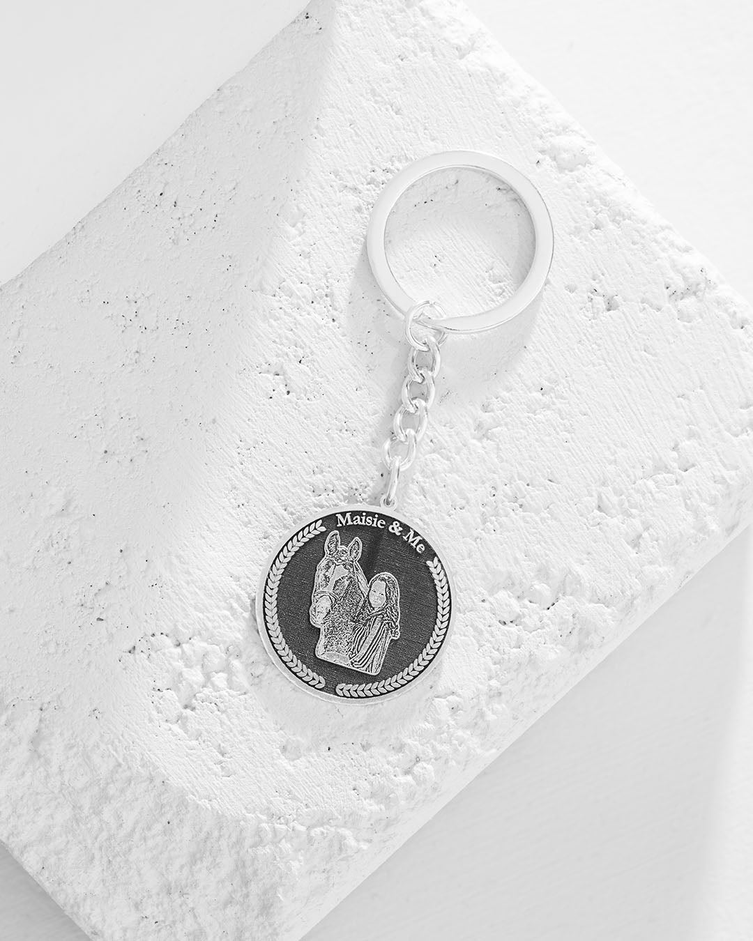 Porte-clé Médaillon