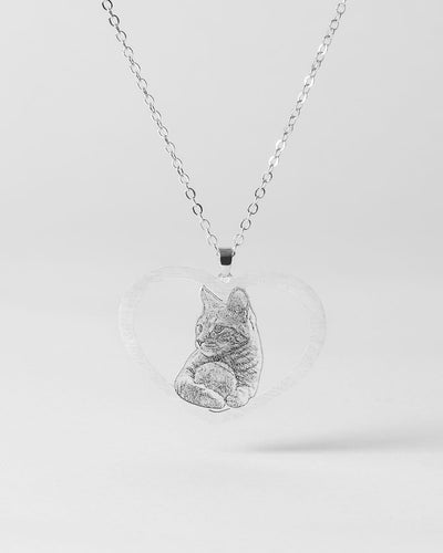 Collier Creusé en Coeur